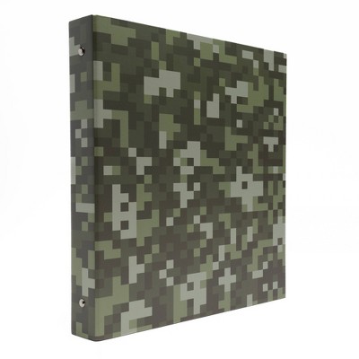 Continental Accessory Camo 1" 3 Paper Ring Binder Green