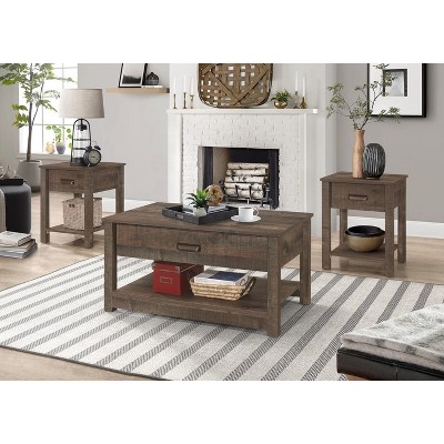 Home Design Mark 3 pieces Coffee Table Set