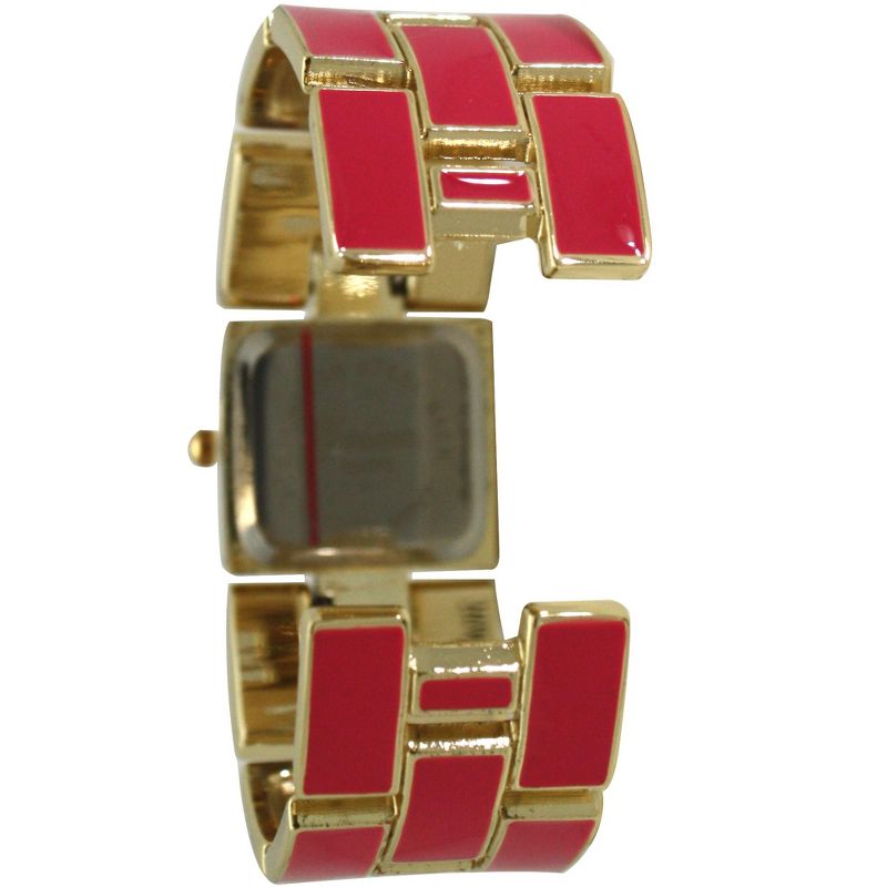 OLIVIA PRATT COLORFUL AND GOLD DETAILS BANGLE WATCH, 3 of 6