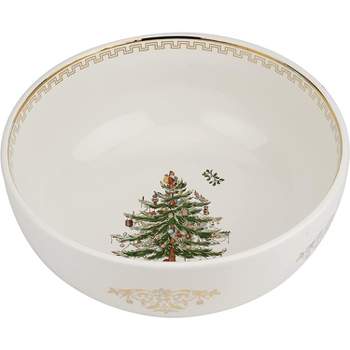 Spode Christmas Tree Gold Collection Large Bowl - 10 Inch