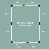 Wooden Baby Playpen, Large Wood Gate Playpen for Babies and Toddlers, Baby Fence Play Yard with Door for Kids Activity Center - 3 of 4