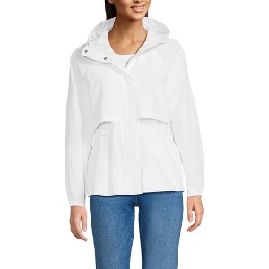 Lands' End Women's Squall Packable Rain Jacket - 1 of 4