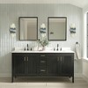 LNC Hanabalter 1-Light 8.6"W Luxury and Glam Novelty Wall Lights, Plating Chrome with Blue & Clear Textured Glass - 4 of 4