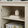 Sapphtopaz Rattan TV Stand for TVs Up to 70" TV Console with Cabinet and Adjustable Shelf Console Table with 2 Open Shelves for Living Room - 4 of 4