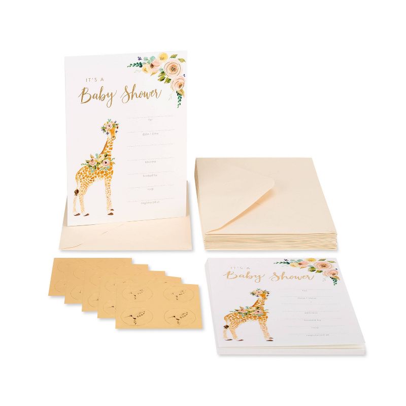 20ct Invitation Cards Fill in Baby Animals - PAPYRUS, 3 of 7