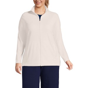 Lands' End Women's Anyweather Fleece Full Zip Jacket - 1 of 4