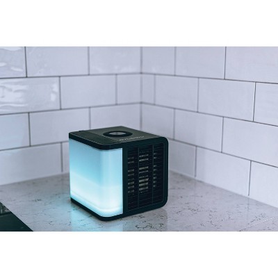 Black Portable USB-Powered Air Cooler with Remote Control