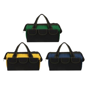 Unique Bargains Oxford Cloth Multi-Purpose Adjustable Strap Organizing Maintenance Tool Totes 12.2" 3 Pcs - 1 of 4