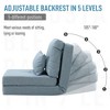 CAVINAS Bean Bag Chair Convertible Flip Chair Lazy Floor Sofa with Adjustable Backrest for Living Room - 4 of 4
