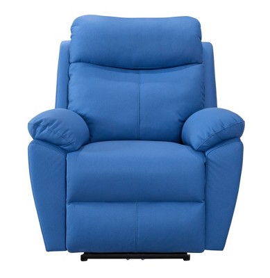 Fc Design Manual Recliner With Overstuffed Cushions And Pillow Top On  Single Sofa Chair For Living Room And Bedroom : Target