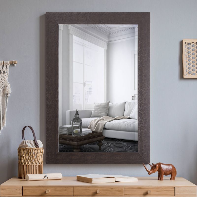 Decorative Wall Mirror with Beveled Edge Black - Yosemite Home Decor, 3 of 4
