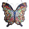 Chloe Lighting Papilio Tiffany-Glass Butterfly Window Panel 22x22 - 2 of 3