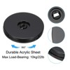 Unique Bargains High-strength Plastic 360-degree Rotating Design Durability Anti-slip Black Swivel Turntable 2 Pcs - 3 of 4
