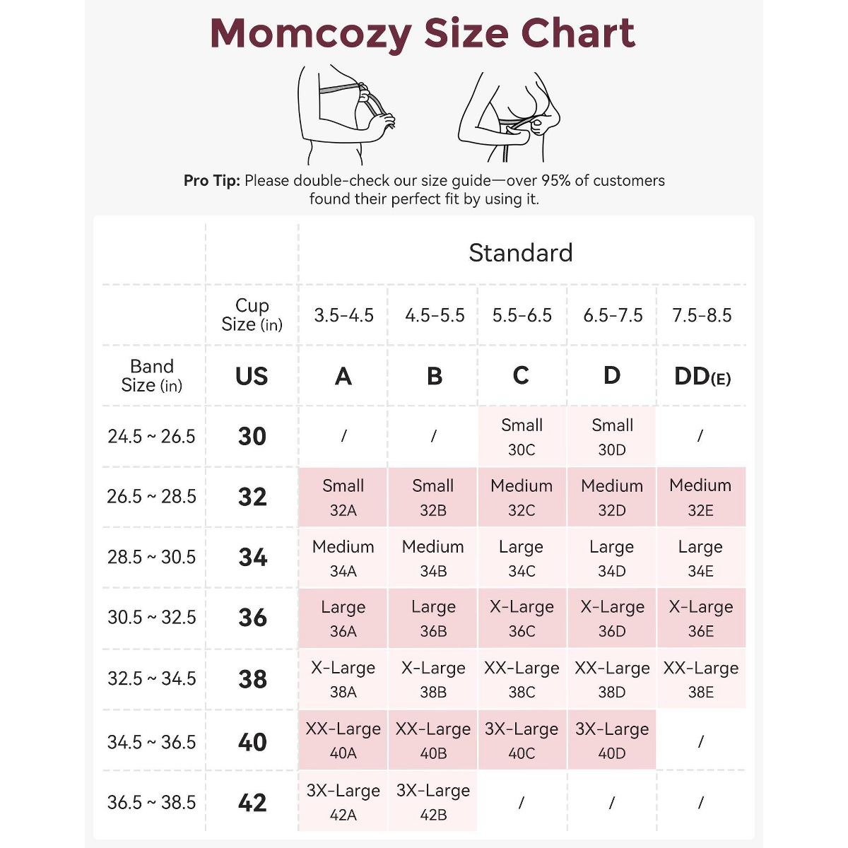 Momcozy Ultra Soft Nursing & Wearable Breast Pump Bra - thumbnail 8