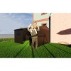 10x12 FT Metal Sheds & Outdoor Storage,Waterproof Large Backyard Shed House W/Acrylic Window and Sliding Door - 4 of 4