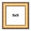 PosterPalooza | Square Traditional Gold Picture Frame - UV Acrylic, Foam Board Backing, Hanging Hardware - 2 of 4