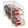 Home Basics 2 Tier Can Dispenser, White - 2 of 4