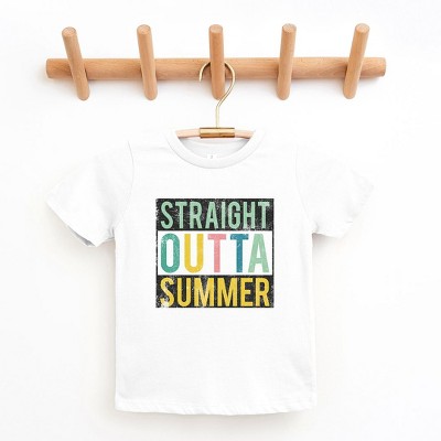 The Juniper Shop Straight Outta Summer Toddler Short Sleeve Tee