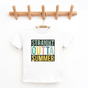 The Juniper Shop Straight Outta Summer Toddler Short Sleeve Tee - 1 of 2