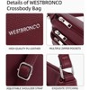 FATMOON  Women's Medium Crossbody Bag - A Stylish and Functional Shoulder Handbag with Multi-Zipper Pockets, Perfect for Everyday Use - 4 of 4