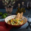 Gibson Laurie Gates California Designs Tierra 10.5 Inch hand Painted Stoneware Pasta Bowl in Red - 3 of 4