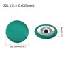Unique Bargains Blouses Sweater Round Aluminum Cotton Fabric Cloth Covered Buttons 10 Pcs - 2 of 4