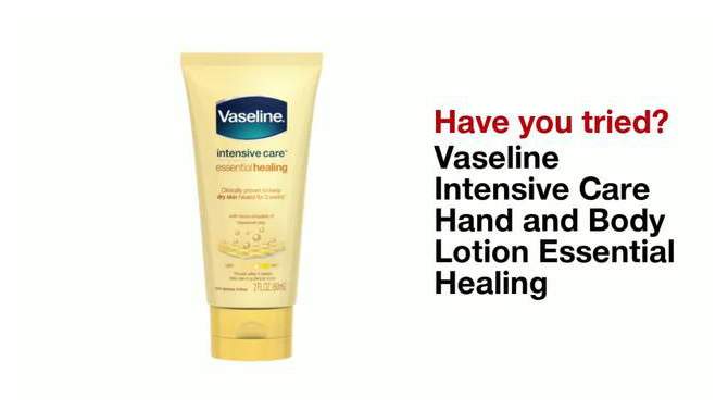 Vaseline Essential Healing Hand and Body Lotion Scented - 2 fl oz, 2 of 9, play video