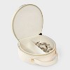 Faux Leather Initial Travel Jewelry Organizer - A New Day™ - 2 of 2