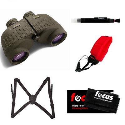 Steiner 10x50Marine Binos w/ Bino Float Strap, LG Binobag Clic-Loc Harness