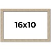 PosterPalooza | 16x10 Thin Barnwood Picture Frame, UV Acrylic, 2 Finishes - Grey and Black - 2 of 4