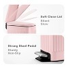 LunaLulinlk Pink Stainless Steel 1.6 Gallon Bathroom Trash Can with Lid, Small Trash Can - 4 of 4