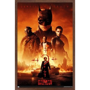 Trends International DC Comics Movie The Batman - One Sheet Framed Wall Poster Prints - 1 of 4