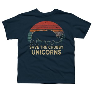 Boy's Design By Humans rhino By ZeusSE T-Shirt - 1 of 3