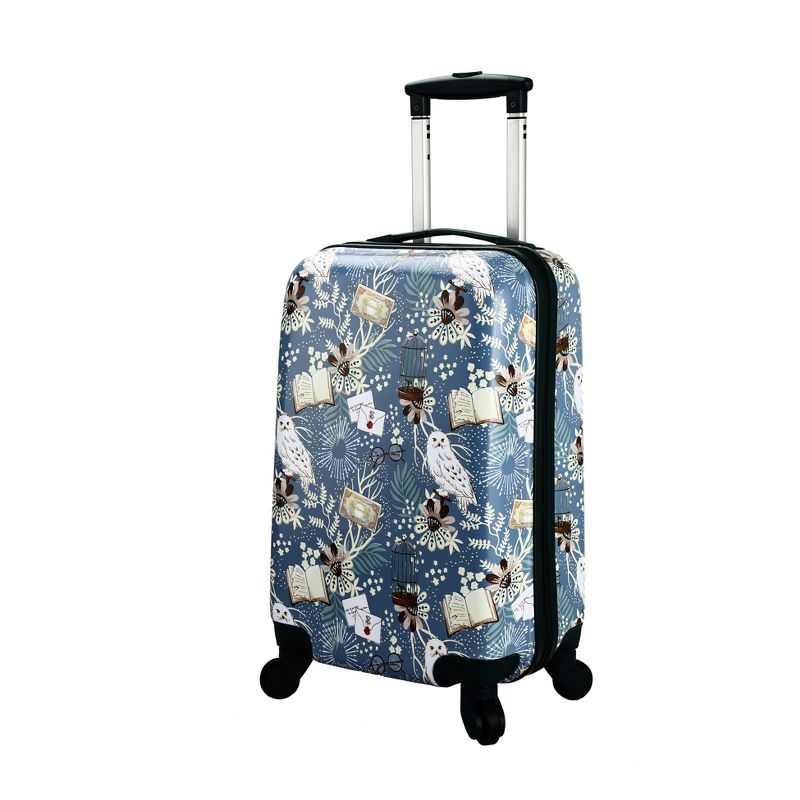 Harry Potter Hedwig 20 Inch Blue Carry-on Luggage with rolling wheels, 2 of 7