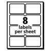 Avery EcoFriendly Adhesive Name Badge Labels, 3.38 x 2.33, White, 80/Pack - 3 of 4