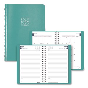 Academic Daily/Monthly Planner, 8 x 5, Blue Cover, 12-Month (Aug to July): 2025 to 2026 - 1 of 4