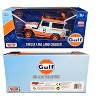 Toyota FJ40 Land Cruiser #8 "Gulf Oil"  White Limited Edition to 2,400 pieces Worldwide 1/24 Diecast Car by Motormax - 3 of 3