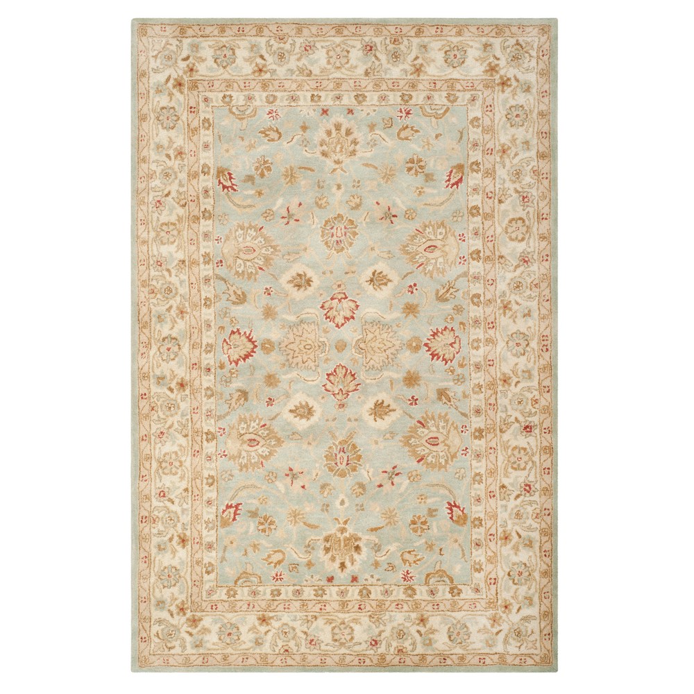 6'x9' Georgeta Tufted Area Rug Beige/Blue - Safavieh