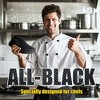 Furuian Waterproof Slip Resistant Work Shoes Food Service Shoes Water Resistant Slip On Chef Kitchen Shoes Black - 3 of 4