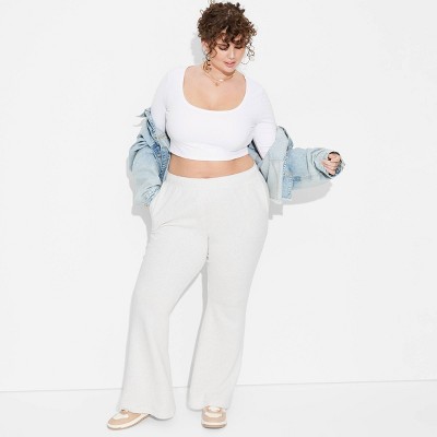 Women's High-Rise Flare Sweatpants - Wild Fable™