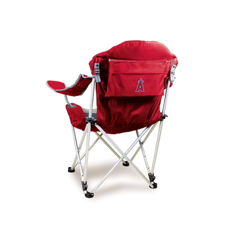 MLB Los Angeles Angels Reclining Camp Chair - Dark Red, 1 of 4