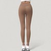 Anna-Kaci Active Women's High Waist Full Length Leggings with Wide Waistband and Side Pocket - 3 of 4