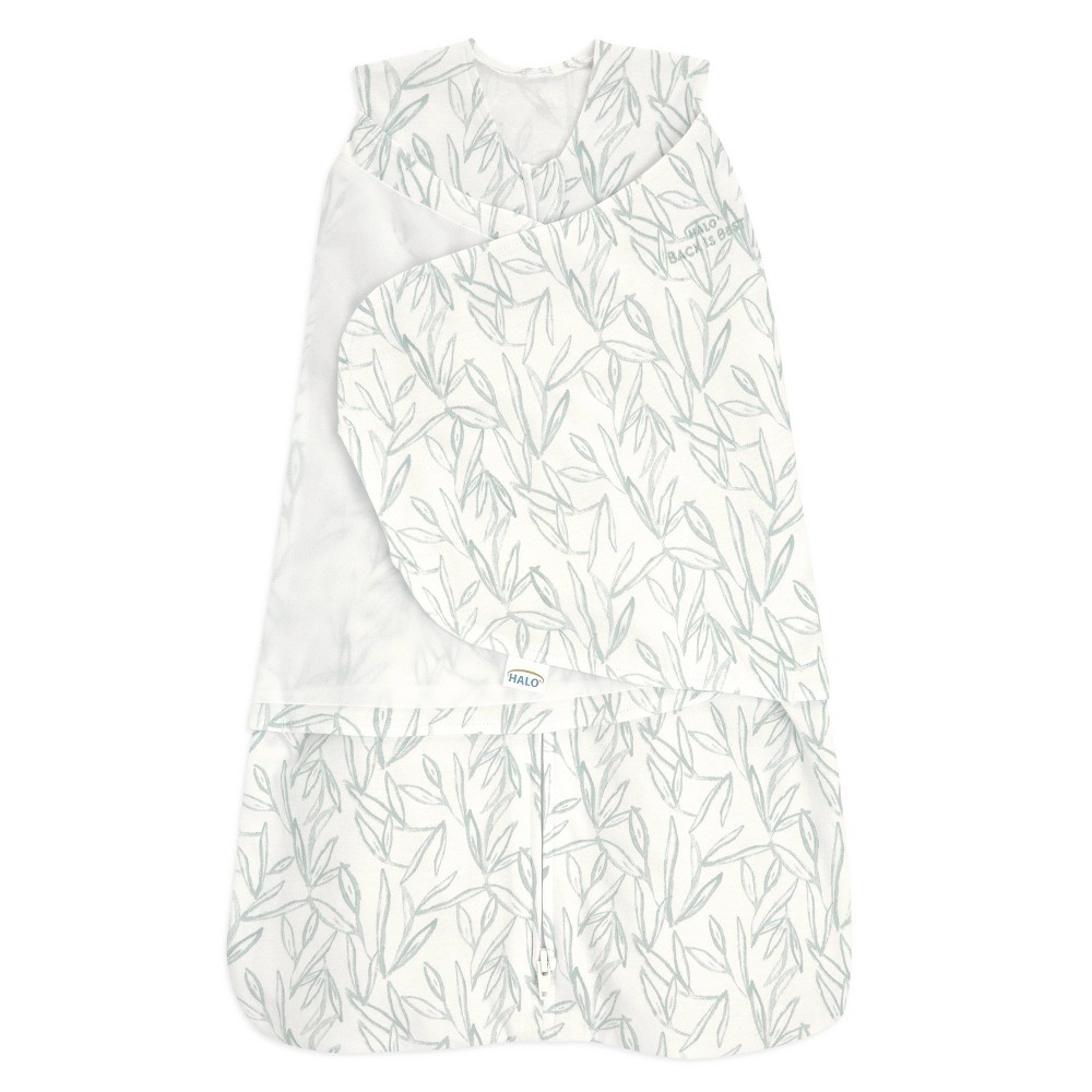 HALO Innovations 100% Cotton Sleepsack Swaddle Wrap - Leaves - S -  89450753