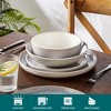 vancasso 16 Piece Stoneware Dinnerware Set with Dinner Plates, Dessert Plates, Soup Plates and Bowls for 4 - 4 of 4