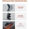 VEVOR Steel Toe Shoes for Men, US Size 11 Wide, Men’s Cushion Sport Safety Toe Athletic Work Shoe, Indestructible Safety Sneakers Lightweight, Black - 4 of 4