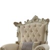 Acme Furniture 38" Picardy II Accent Chair Fabric/Antique Pearl - 2 of 4