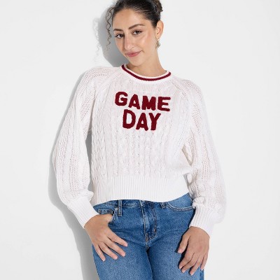 Women's Game Day Pullover Sweater - Wild Fable™