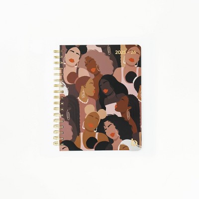 Be Rooted Be Rooted 7"x9" Academic Planner 2025 - 26 All Over Print Brown