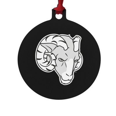 Fordham University Secondary Logo Aluminum Holiday Christmas Tree Ornament
