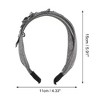 Unique Bargains Women's Rhinestone Wide-side Headband 5.91"x4.33" 1 Pc - 4 of 4